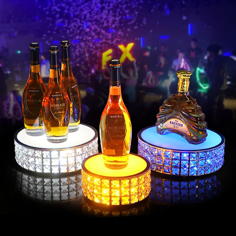 Wine Xo - Bar KTV luminous holder crystal round