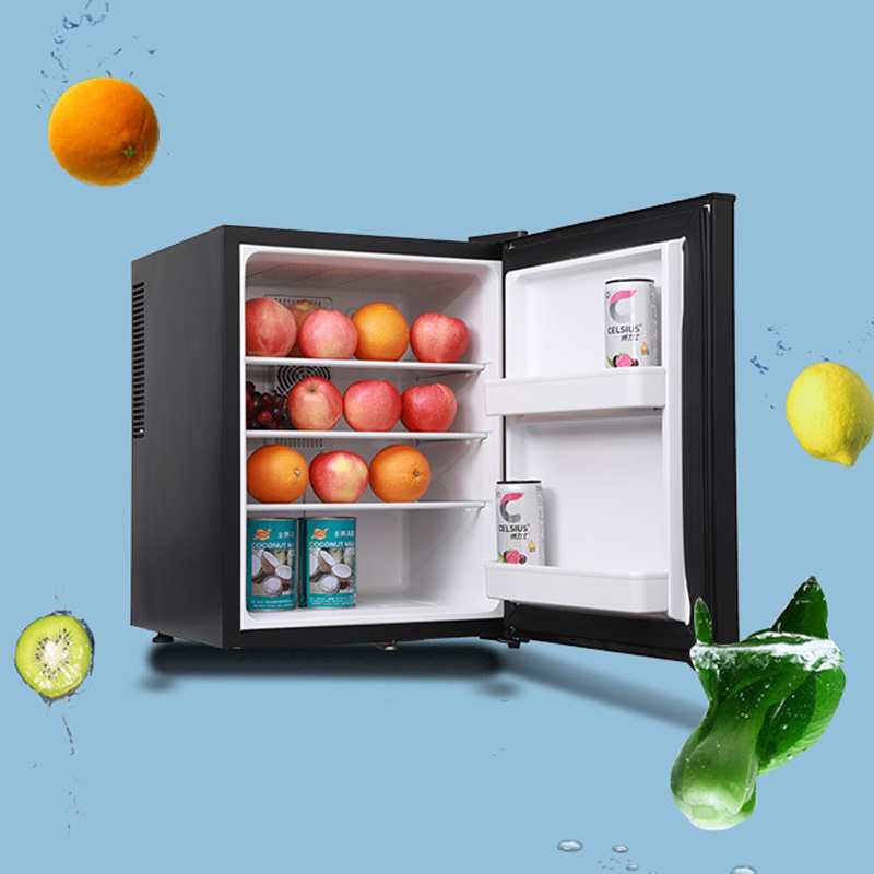 Wine Beer Mini Fridge - Mini Fridge Cooler 40L Refrigerator Glass