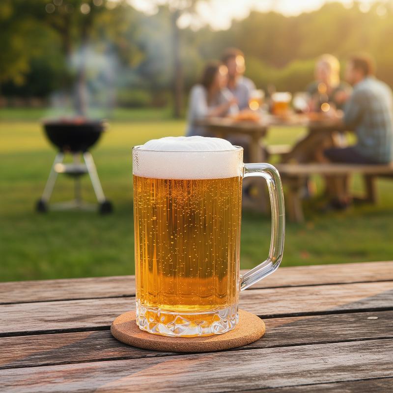 Wine Beer And Liquor - 1PCS Acrylic Beer Mug 500ML Unbreakable