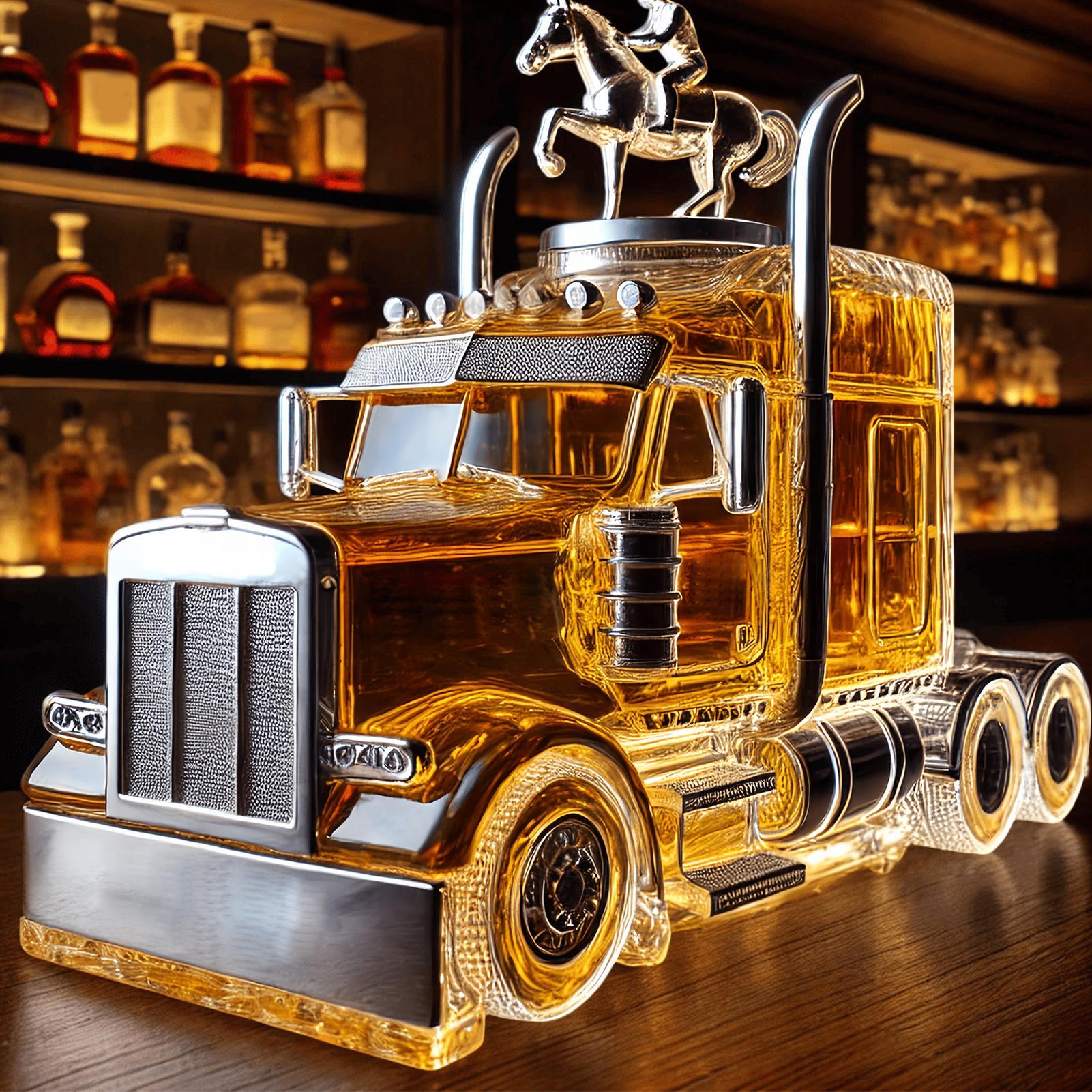 Wine Decanter Half Truck Bourb - Wine Beer Truck 评论和价格