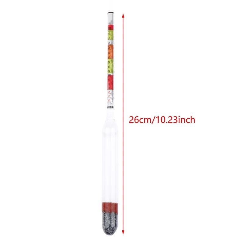 1Pcs Triple Scale Hydrometer H - Wine Beer Liquor 评论和价格