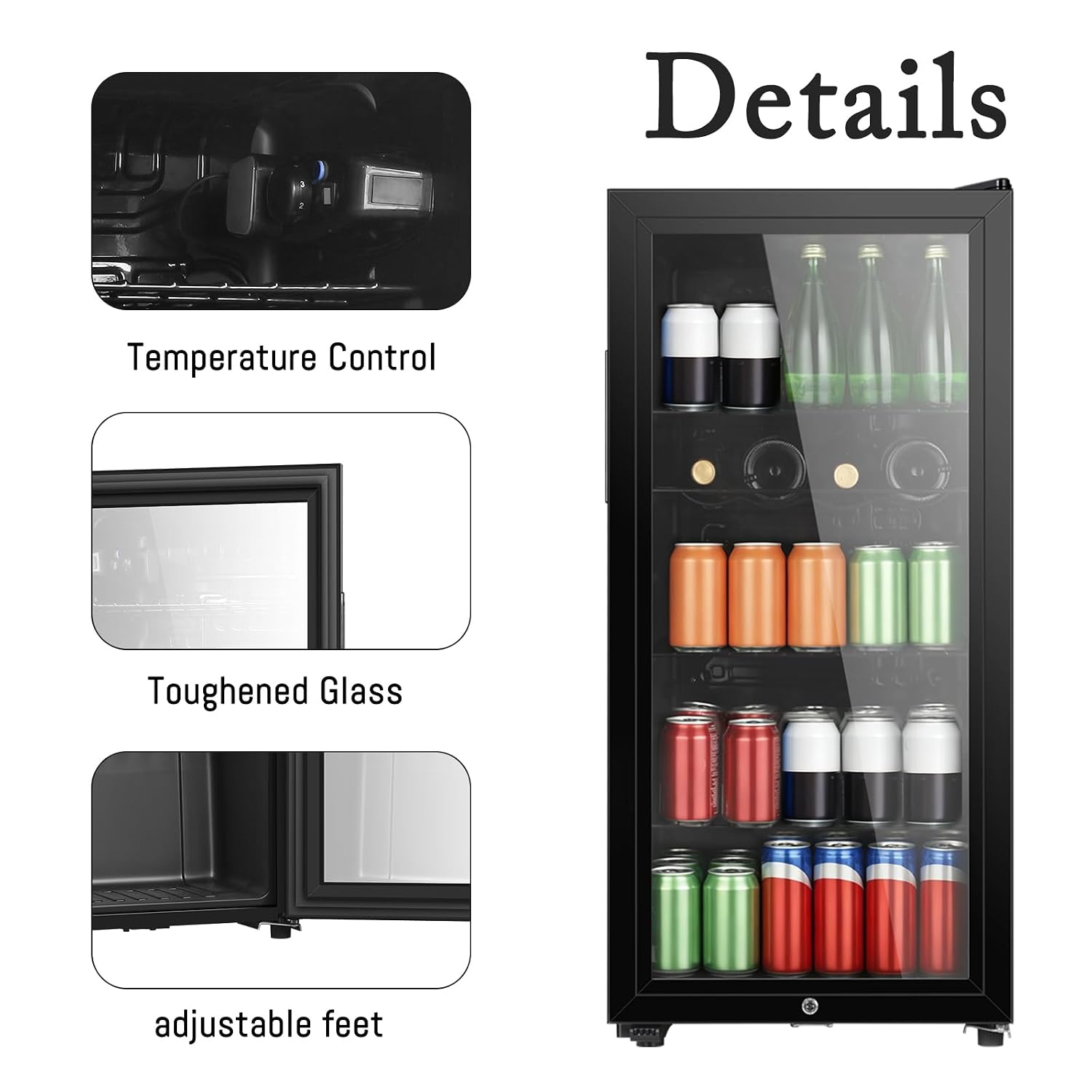 4.5 cu.ft Beverage Refrigerato - Wine Beer Mini Fridge 评论和价格