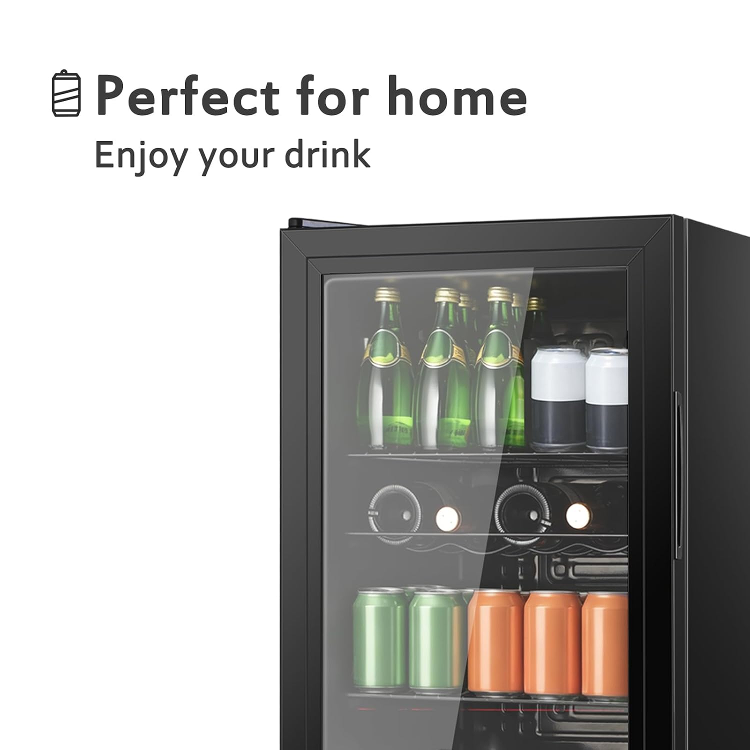 4.5 cu.ft Beverage Refrigerato - Wine Beer Mini Fridge 评论和价格