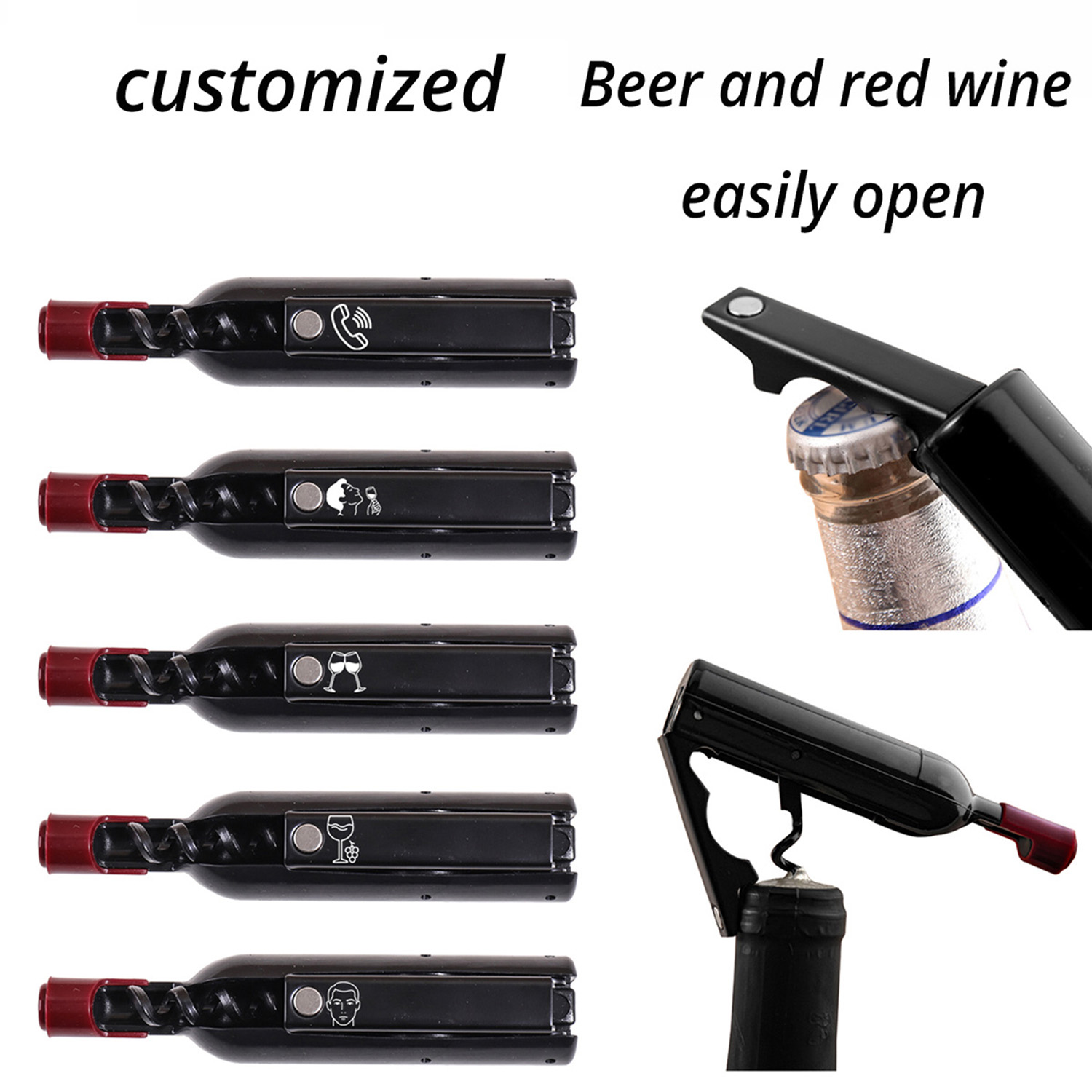 Bottle Shape Custom Text Wine  - Wine In Beer Name 评论和价格