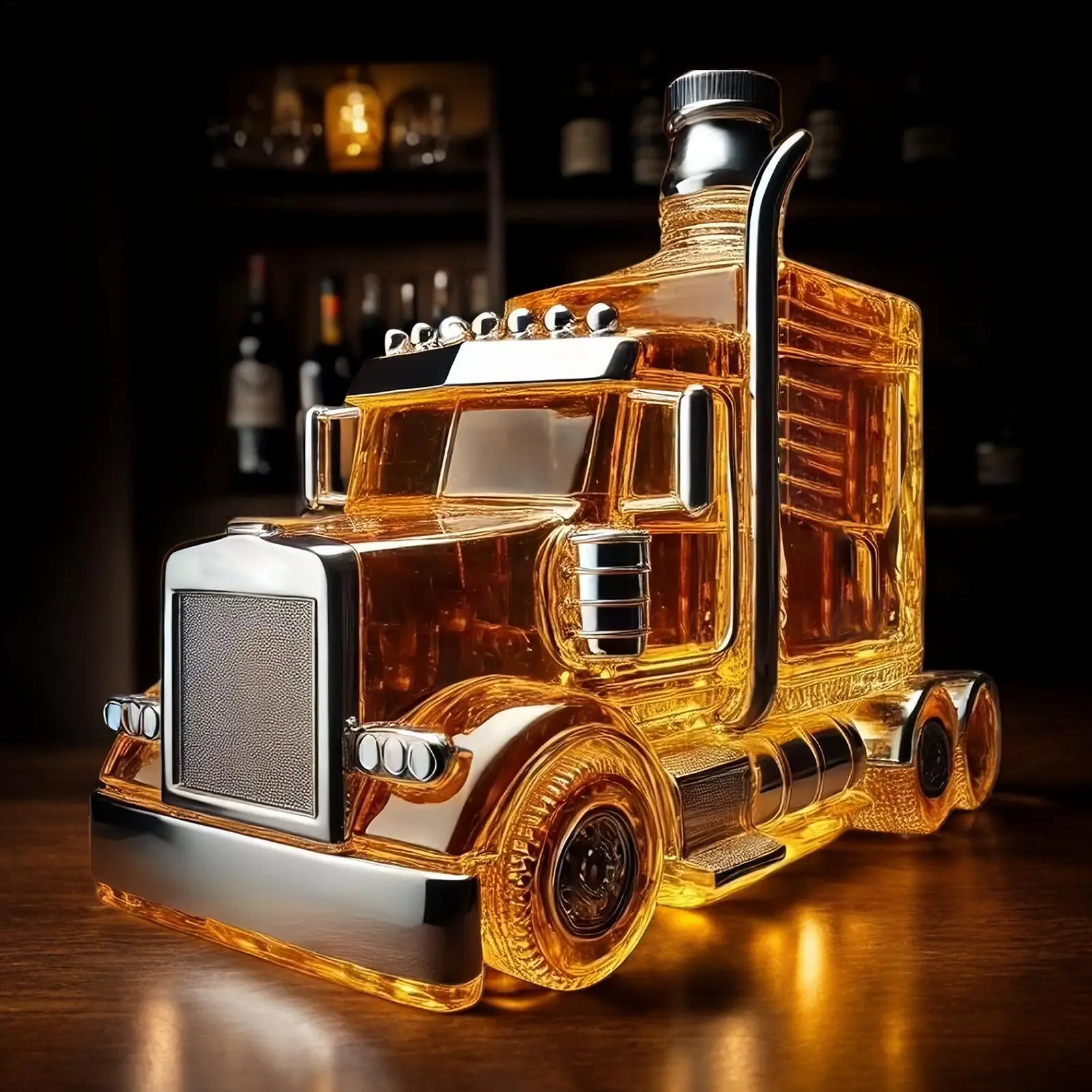 Car Glass Wine Bottle Half Tru - Wine Beer Truck 评论和价格