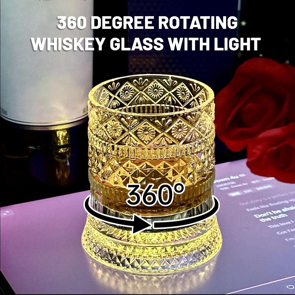 Rotating Whiskey Glass Creativ - Wine Beer And Liquor 评论和价格