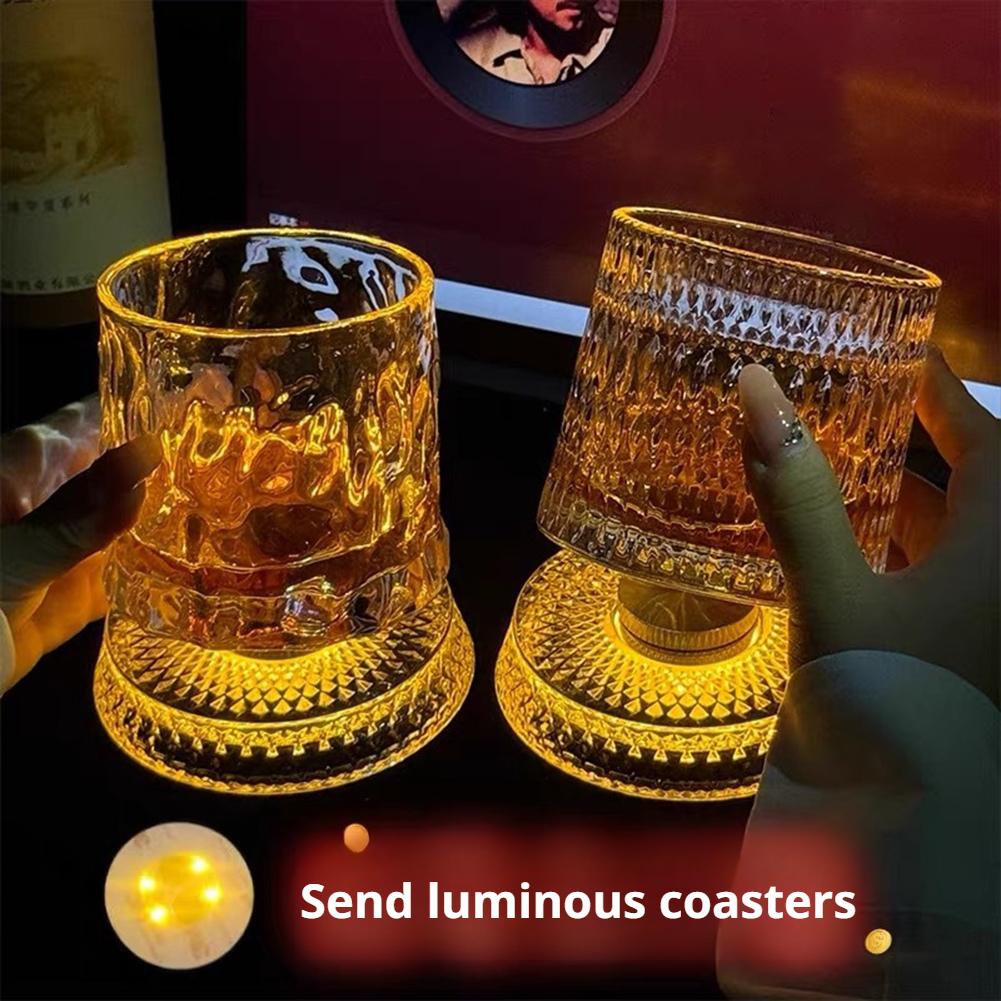 Rotating Whiskey Glass Creativ - Wine Beer And Liquor 评论和价格