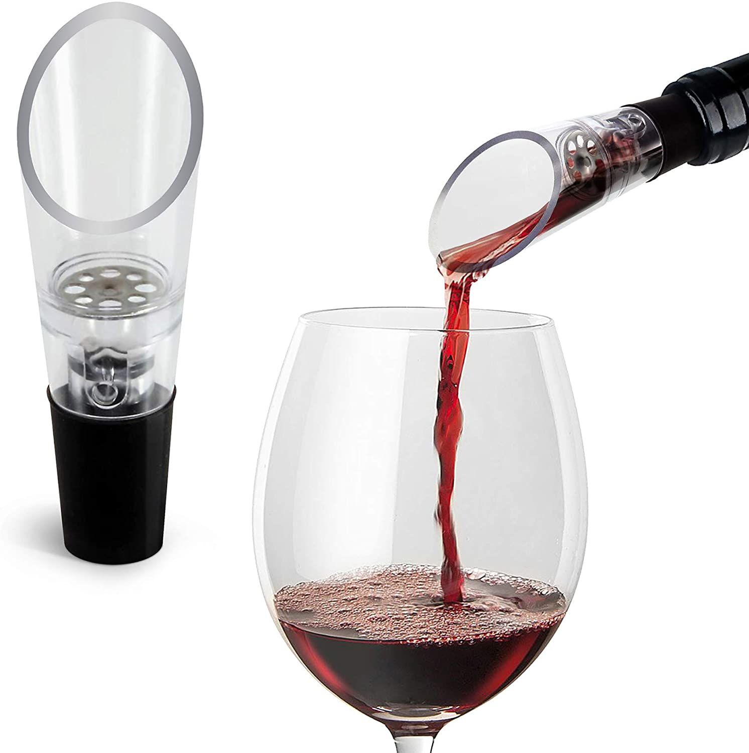 Wine Aerator Pourer Decanter L - Wine Beer Liquor 评论和价格