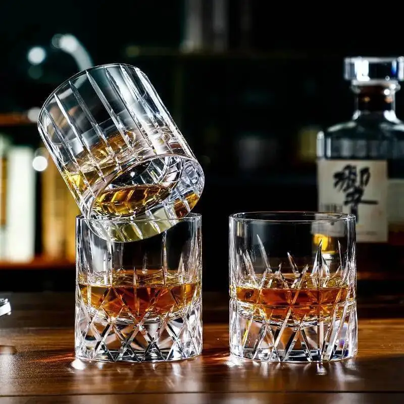 250ml Clear Carved Whiskey Cry - Wine Xo 评论和价格