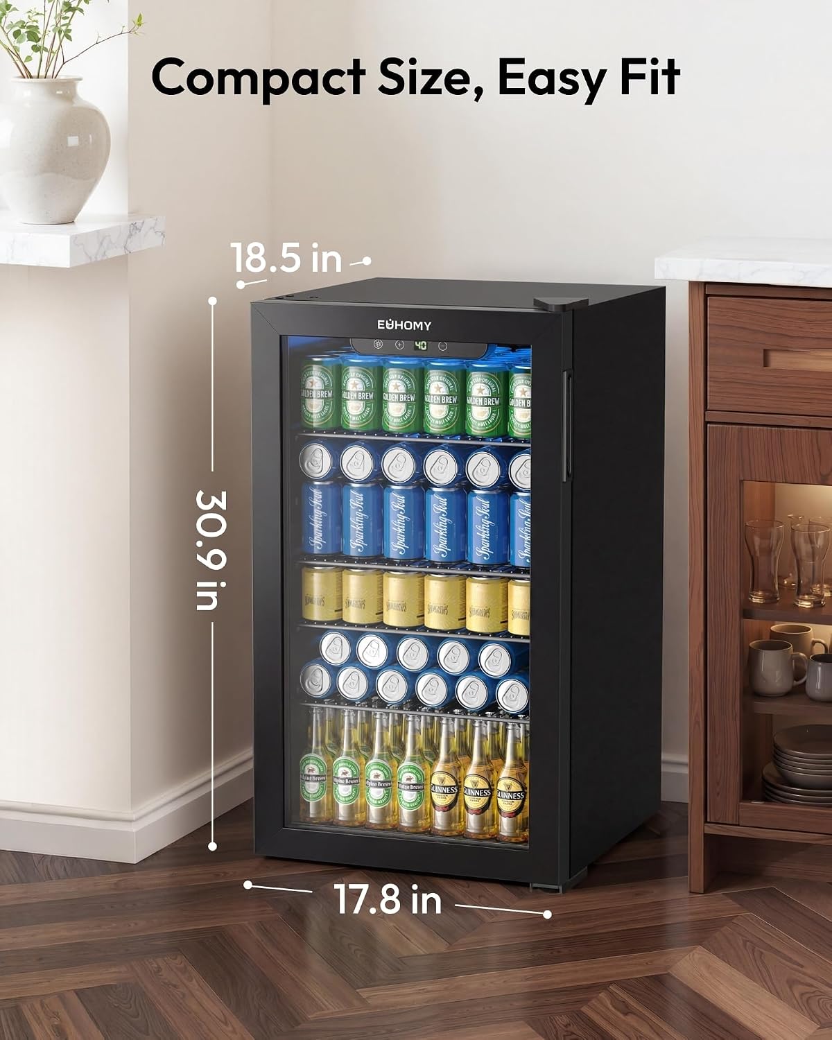 Mini Fridge 130 Can Beverage C - Wine Beer Mini Fridge 评论和价格