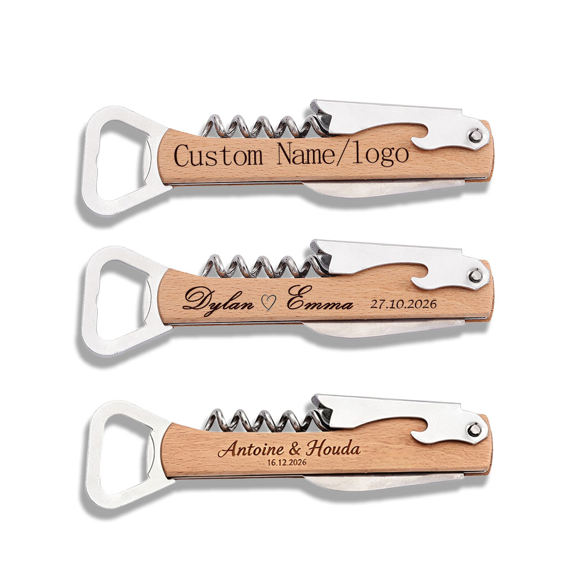 20pcs Personalized Engraved Wo - Wine In Beer Name 评论和价格