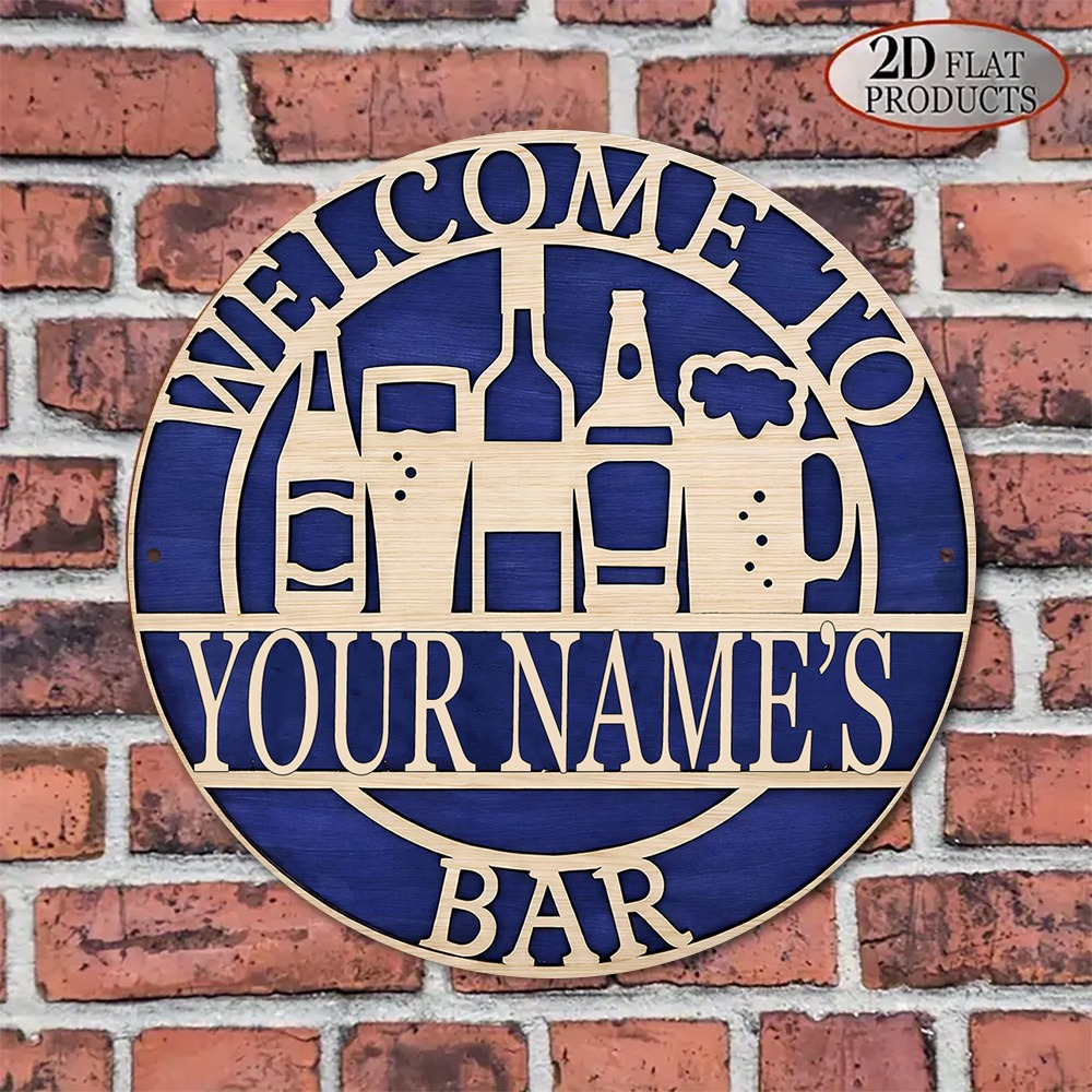 [2D Flat] 1pc Custom Name Holl - Wine In Beer Name 评论和价格