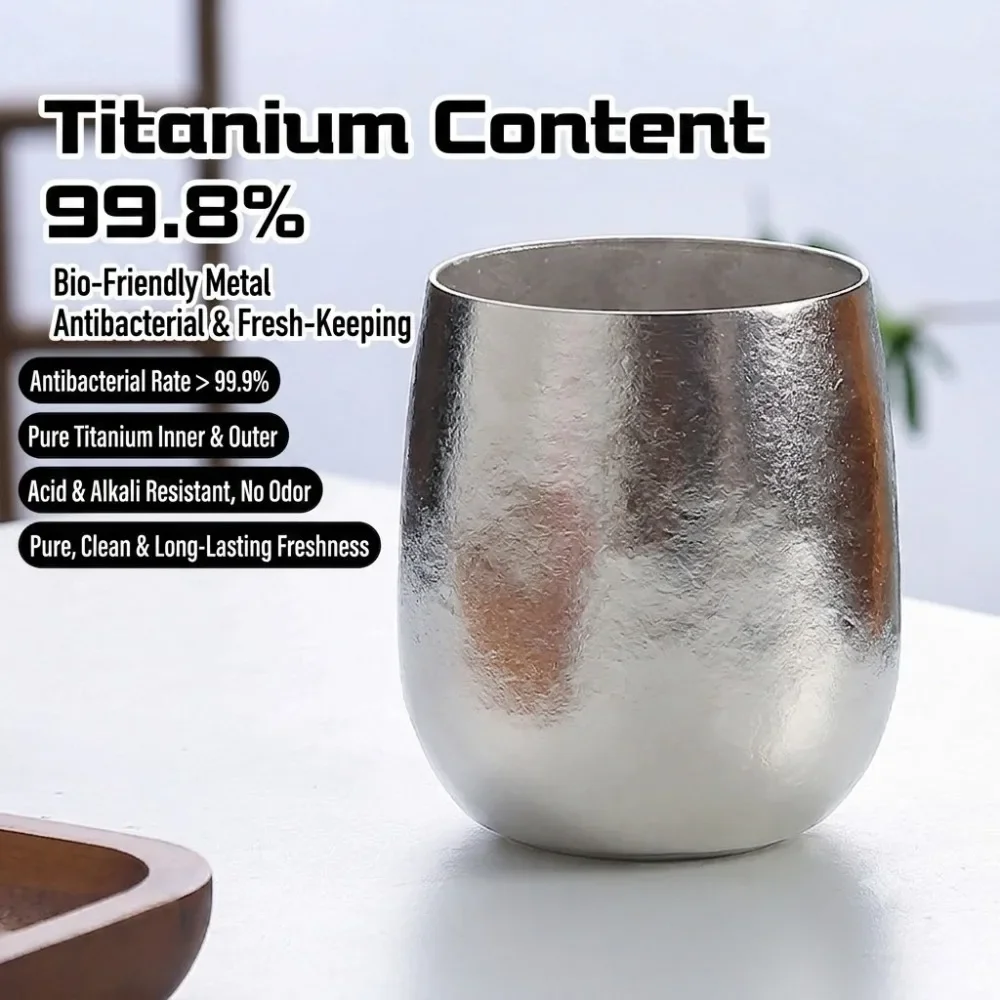 Pure Titanium Double-Wall Coff - Wine Beer And Liquor 评论和价格