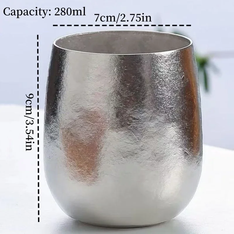 Pure Titanium Double-Wall Coff - Wine Beer And Liquor 评论和价格