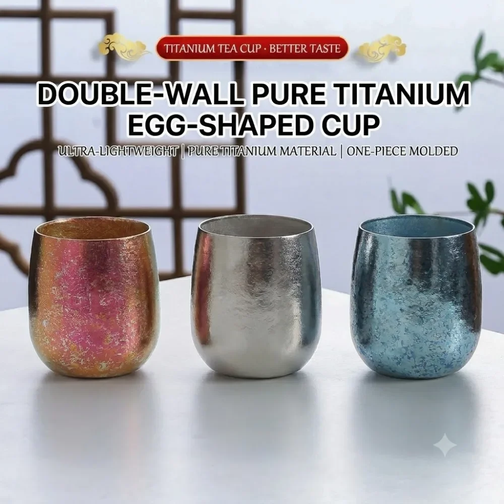 Pure Titanium Double-Wall Coff - Wine Beer And Liquor 评论和价格