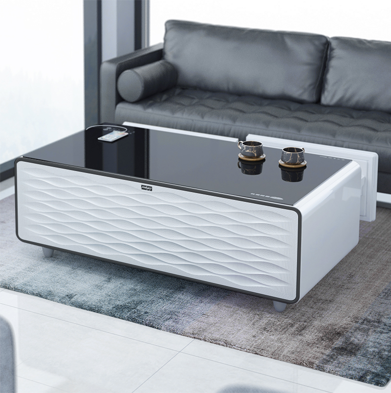 Smart Coffee Table Mini Bar Fr - Wine Beer Mini Fridge 评论和价格