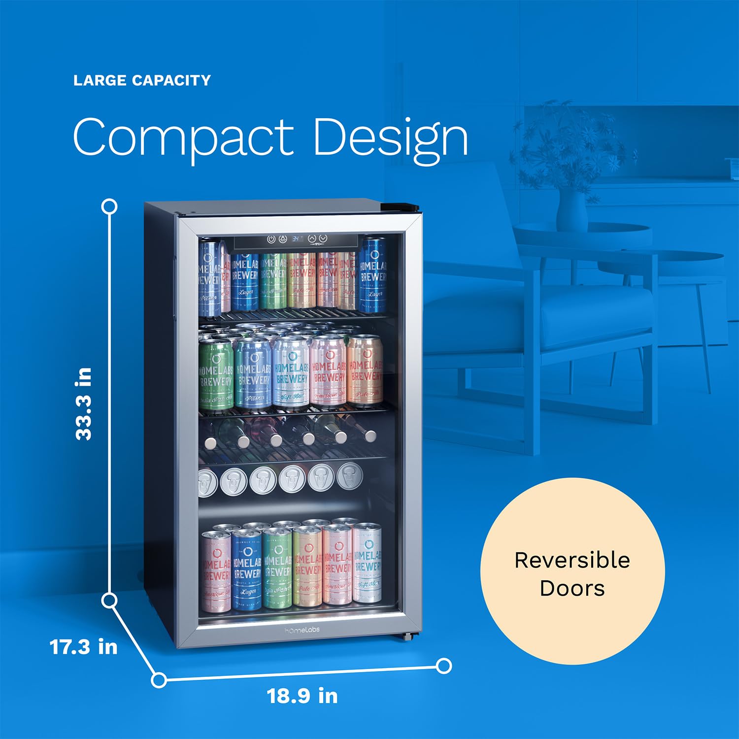 Beverage Refrigerator & Cooler - Wine Beer Mini Fridge 评论和价格