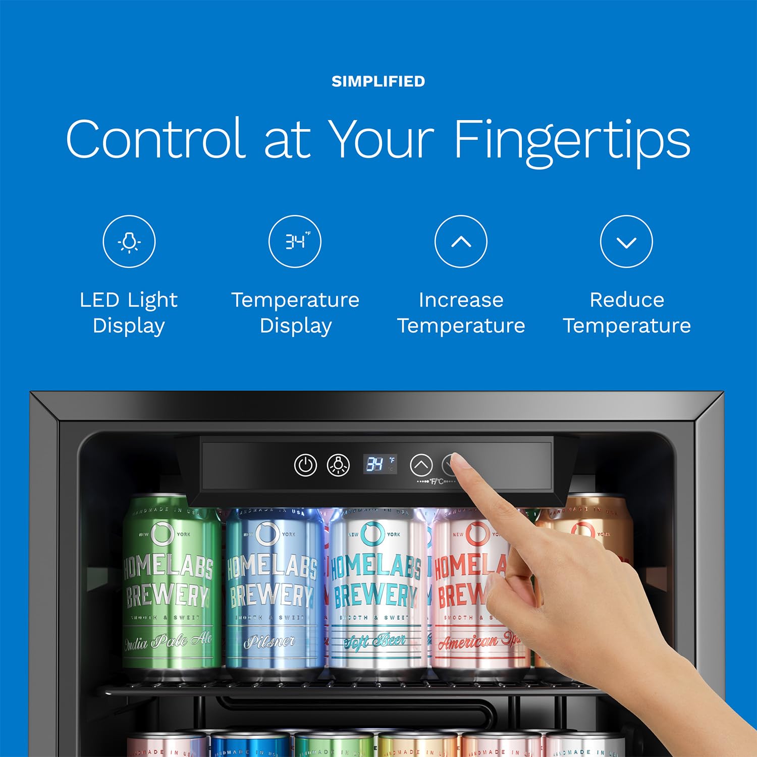 Beverage Refrigerator & Cooler - Wine Beer Mini Fridge 评论和价格