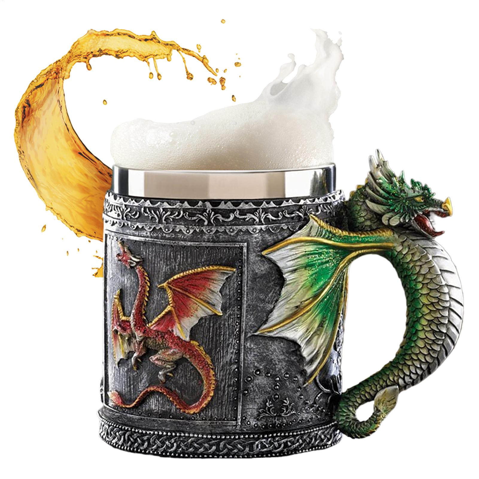 Dragon Mug Gothic Drinking Cup - Wine Beer Coffee Drink 评论和价格