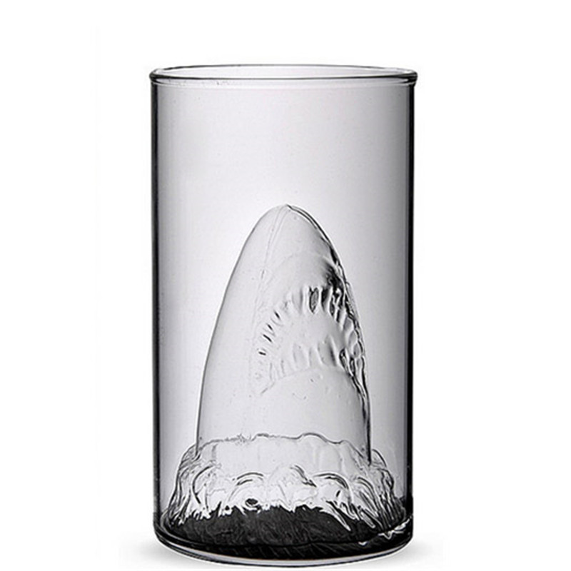 300ml Shark Drinking Double Gl - Wine Beer Coffee Drink 评论和价格