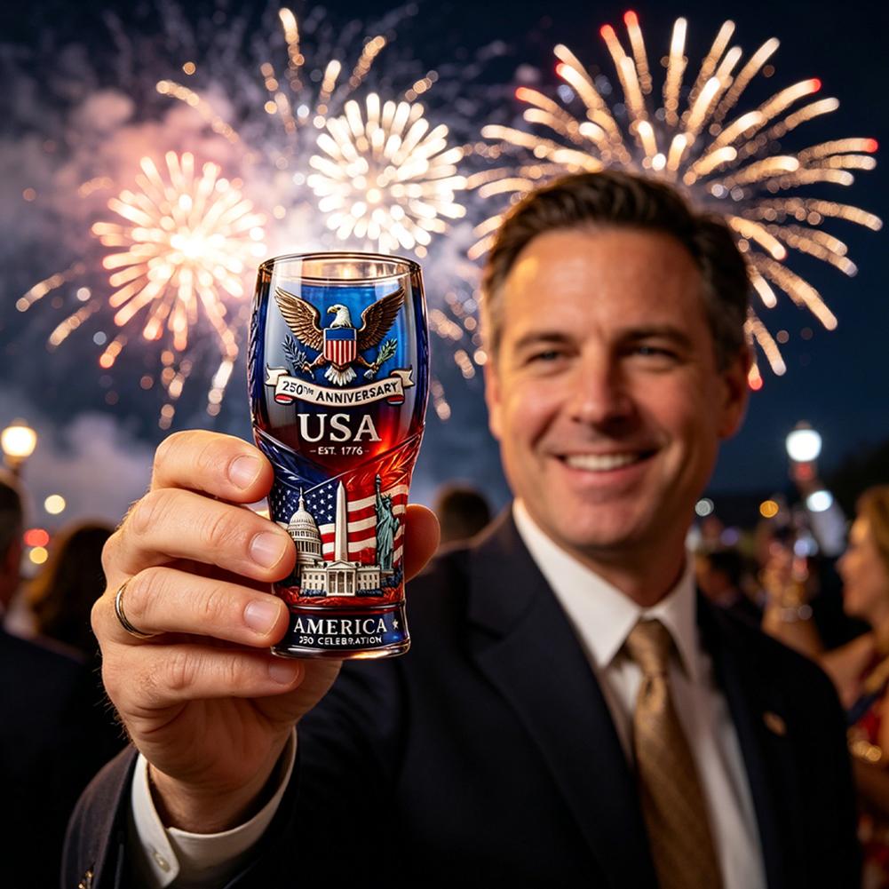 USA 250th Anniversary Beer Gla - Wine Beer And Liquor 评论和价格