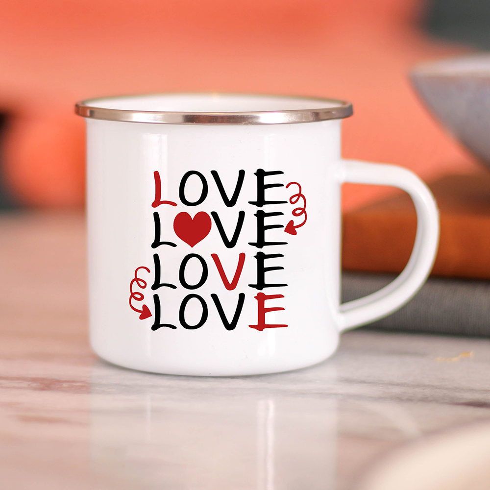 Bride Bridegroom Creative Enam - Wine Beer Coffee Drink 评论和价格