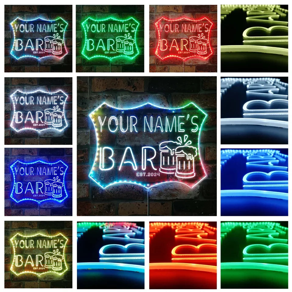 Personalized Your Name Bar & G - Wine In Beer Name 评论和价格