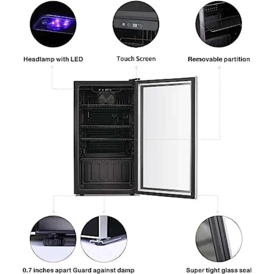 26 Bottle 130 Can Wine Cooler/ - Wine Beer Mini Fridge 评论和价格