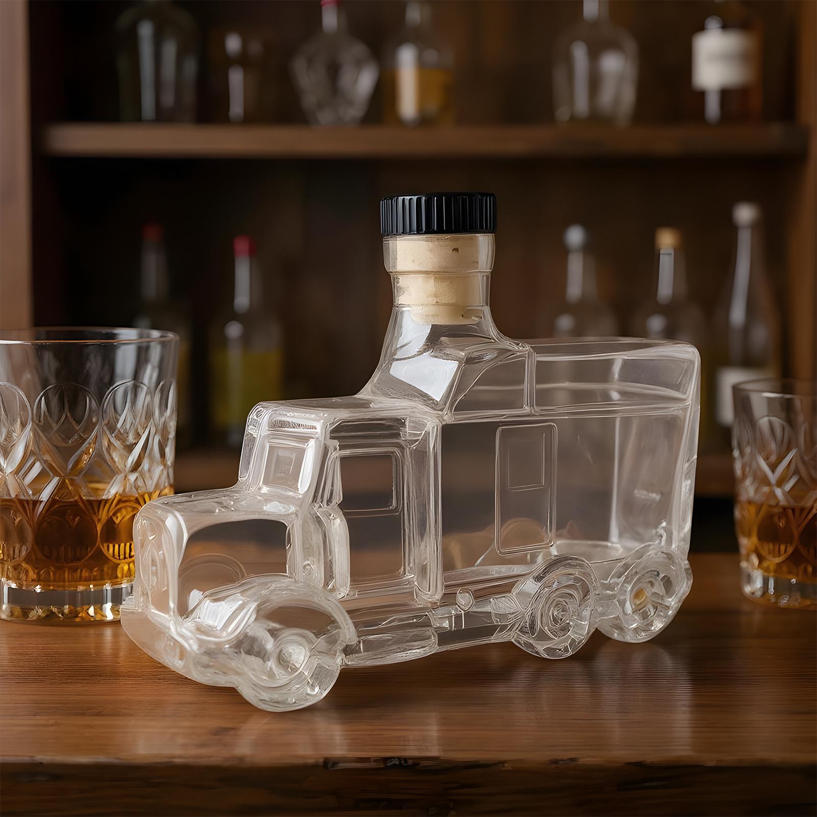 Half Truck Whiskey Decanter 37 - Wine Beer Truck 评论和价格