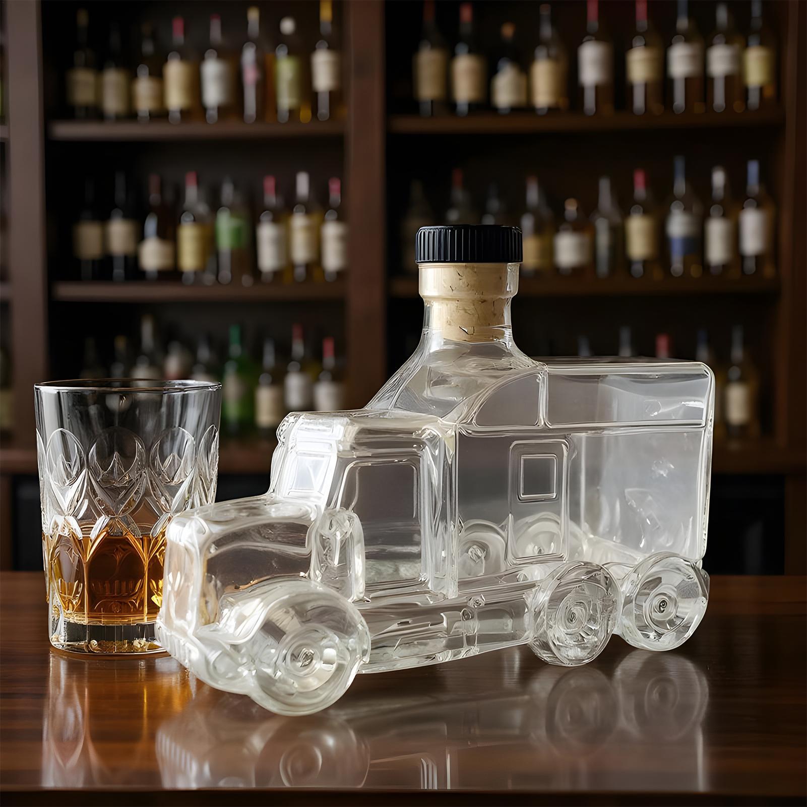 Half Truck Whiskey Decanter 37 - Wine Beer Truck 评论和价格