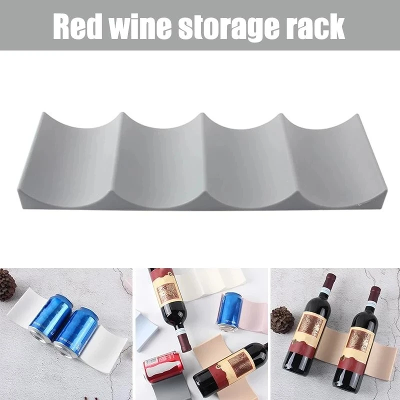 1Pc Stackable Wine Bottle Hold - Wine Beer Cooler 评论和价格