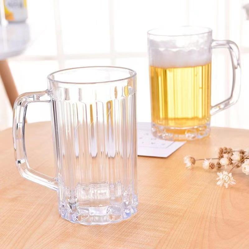 1PCS Acrylic Beer Mug 500ML Un - Wine Beer And Liquor 评论和价格