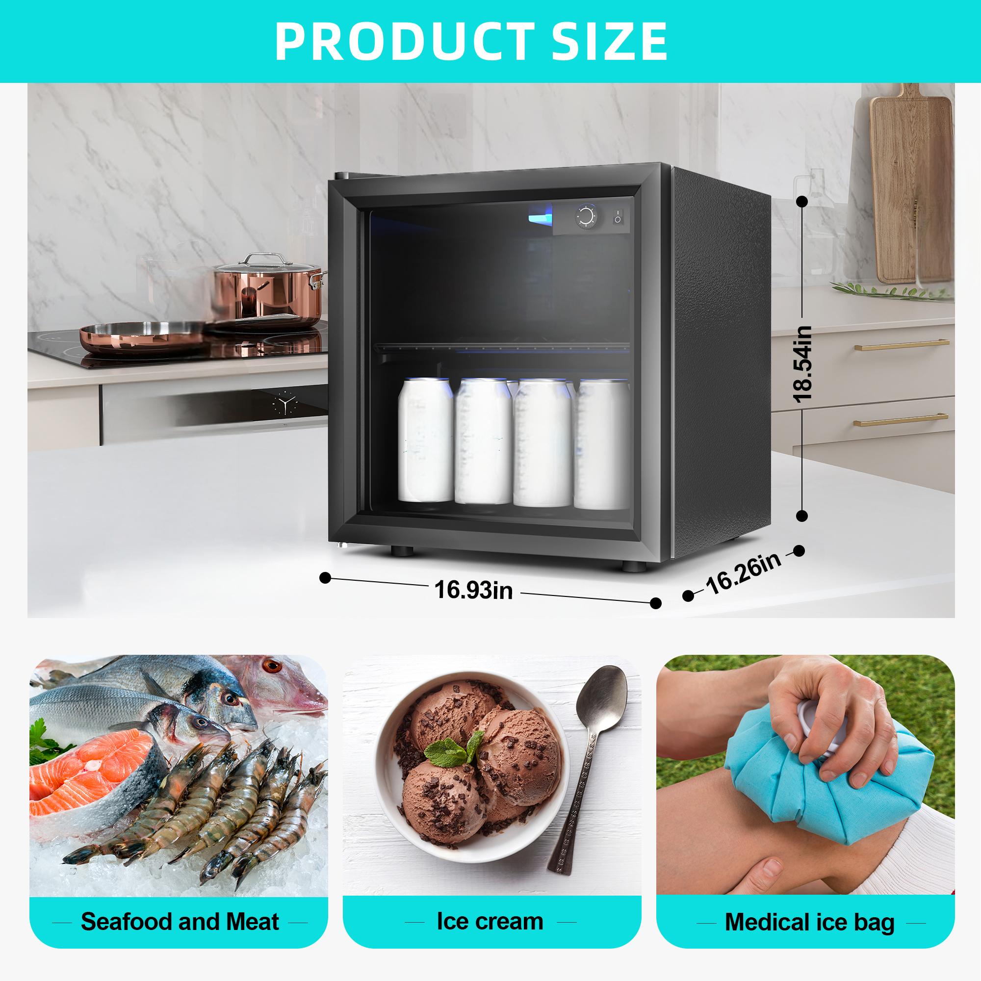 EKOJUCE  Mini Fridge with Glas - Wine Beer Mini Fridge 评论和价格