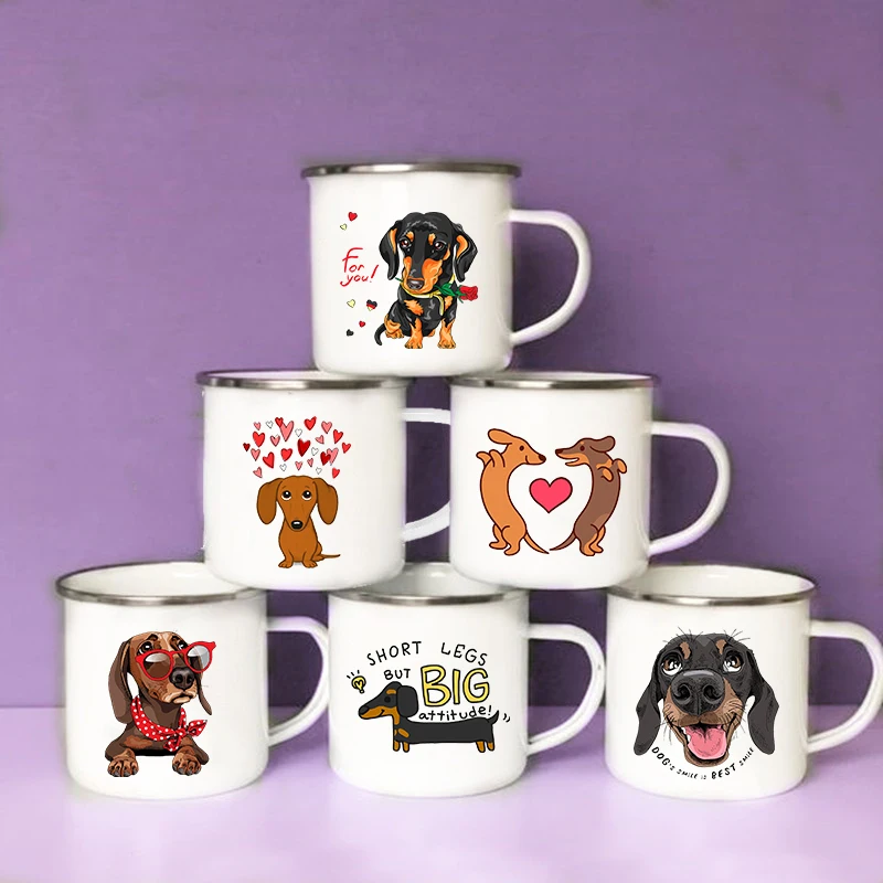 Funny Dachshund Print Creative - Wine Beer Coffee Drink 评论和价格