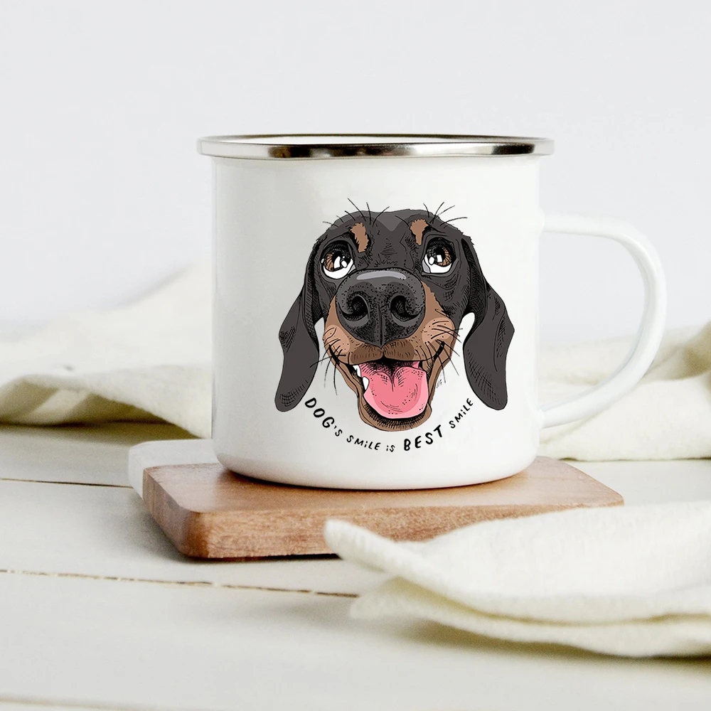 Funny Dachshund Print Creative - Wine Beer Coffee Drink 评论和价格