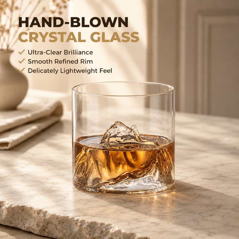 Guanshan Whiskey Glass Glass G - Wine Beer And Liquor 评论和价格