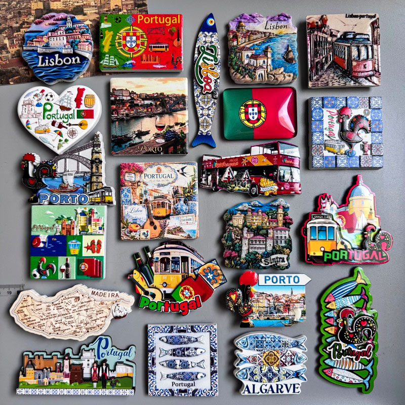 Portugal Fridge Magnets Trams  - Wine Beer Cooler 评论和价格