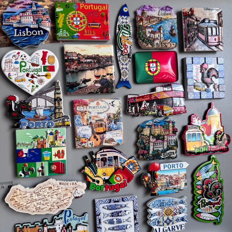 Portugal Fridge Magnets Trams  - Wine Beer Cooler 评论和价格