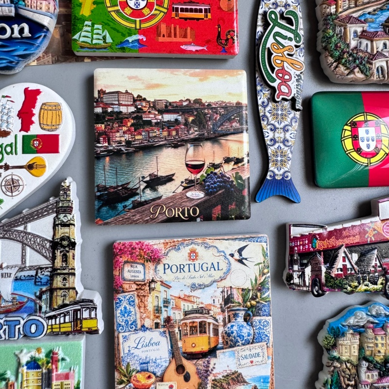 Portugal Fridge Magnets Trams  - Wine Beer Cooler 评论和价格