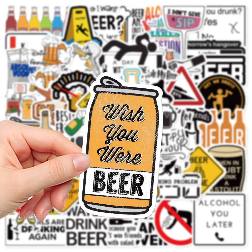 10/30/52PCS Funny Alcoholism V - Wine Beer Cooler 评论和价格