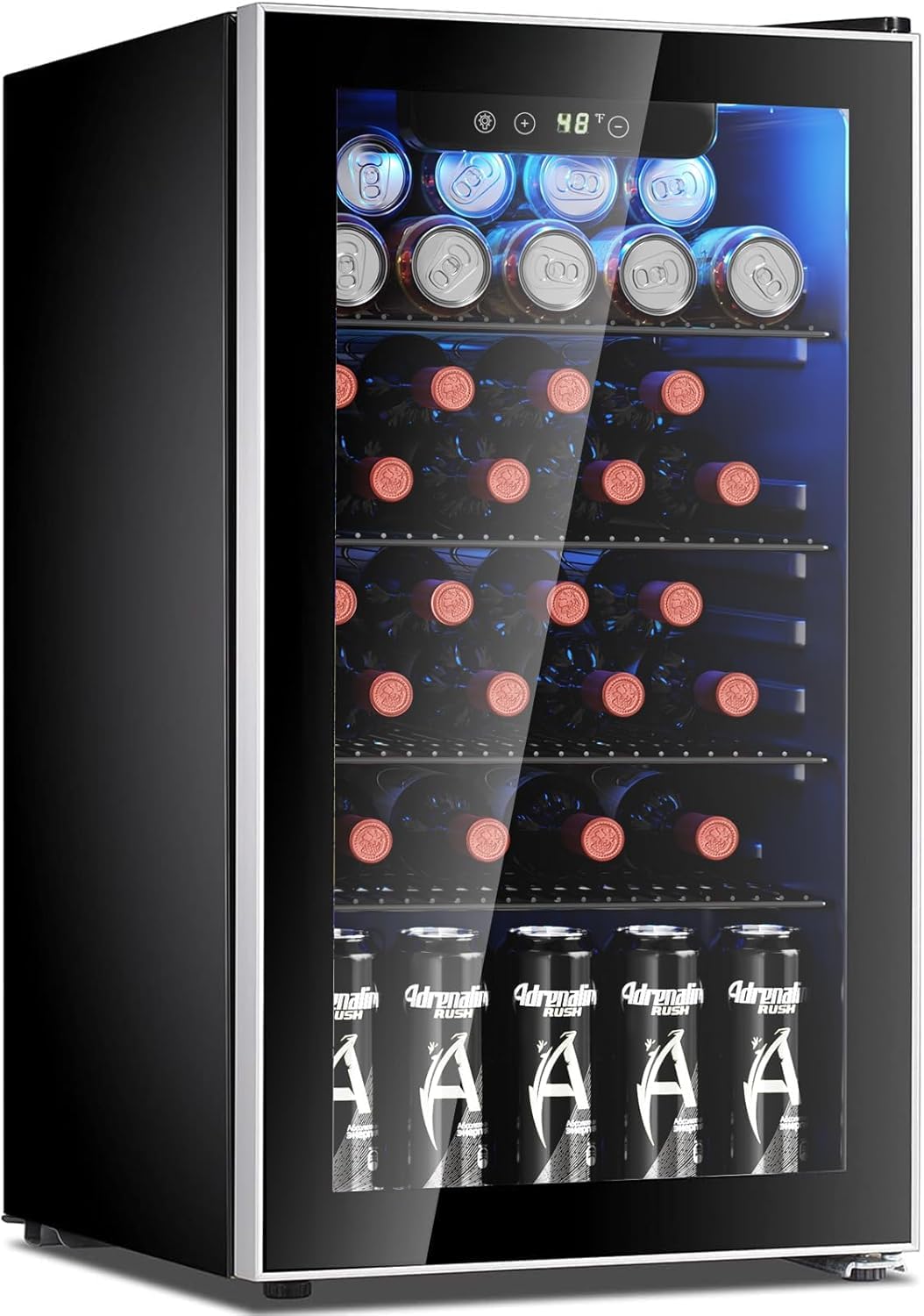 26 Bottle 130 Can Wine Cooler/ - Wine Beer Mini Fridge 评论和价格