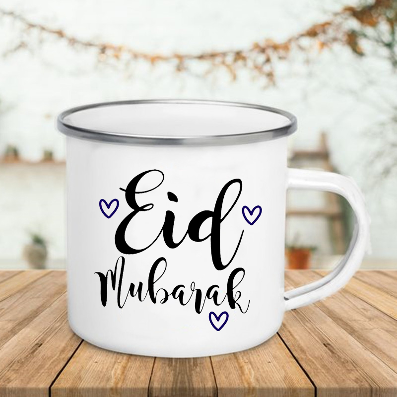 Happy Eid Moon Printed Creativ - Wine Beer Coffee Drink 评论和价格
