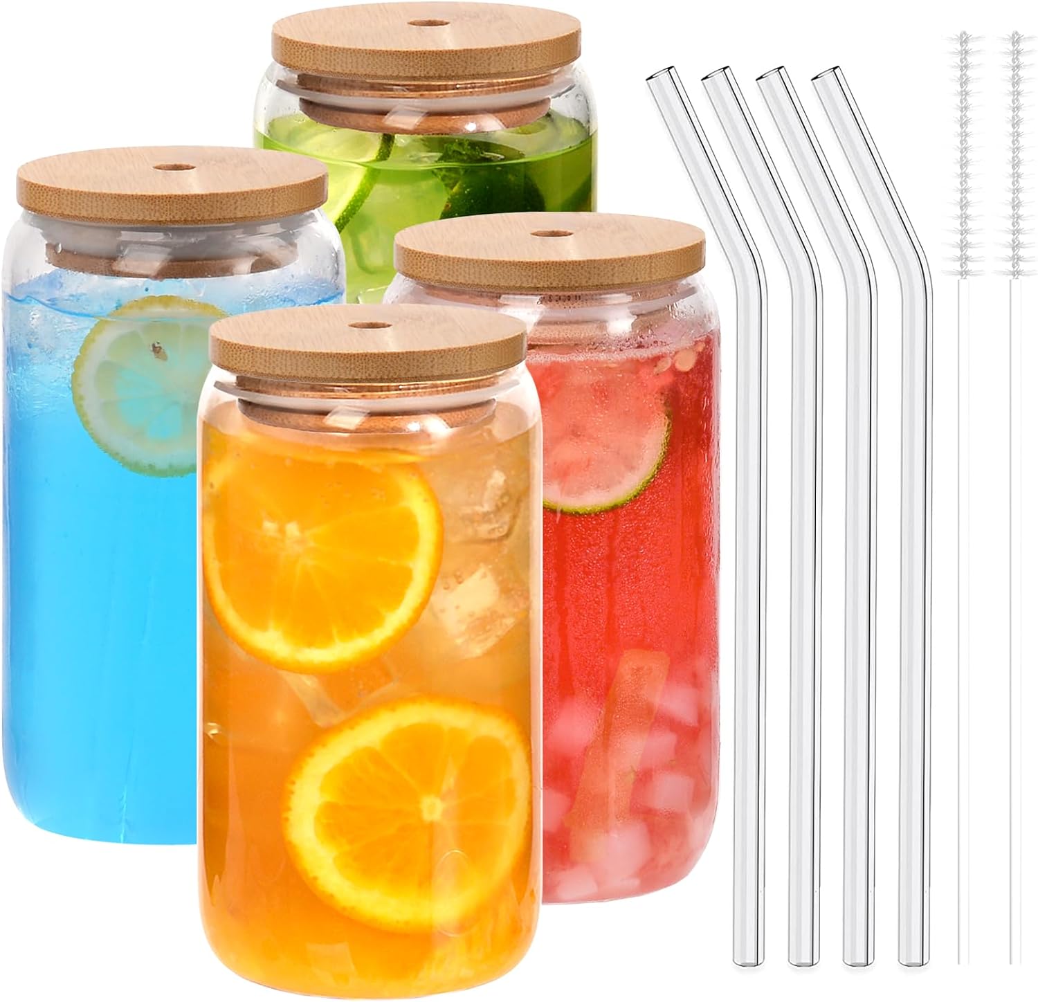 18.6oz 540ML Drinking Glasses  - Wine Beer Coffee Drink 评论和价格